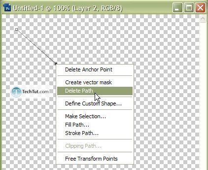 Using Pen Tool in Photoshop